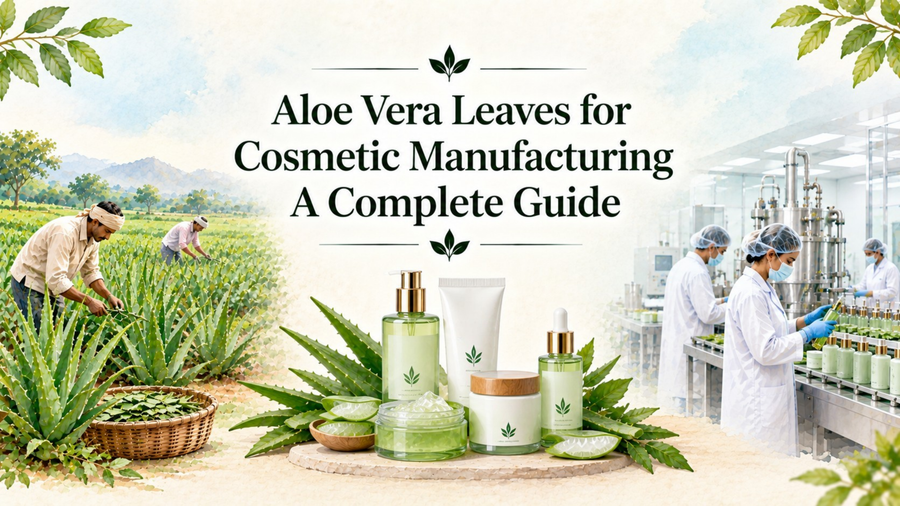 Aloe Vera Leaves for Cosmetic Manufacturing: A Complete Guide