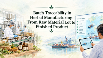 Batch Traceability in Herbal Product Manufacturing