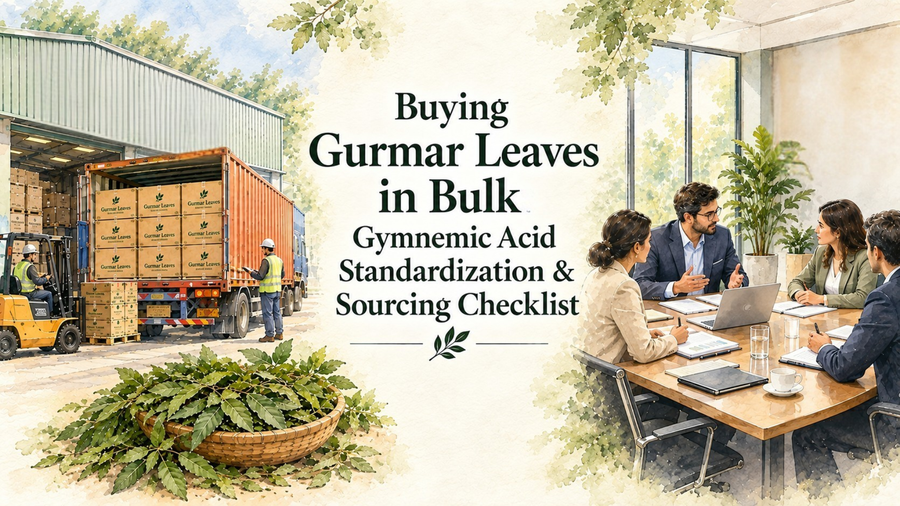 Buying Gurmar Leaves in Bulk: Gymnemic Acid Standardization & Sourcing Checklist