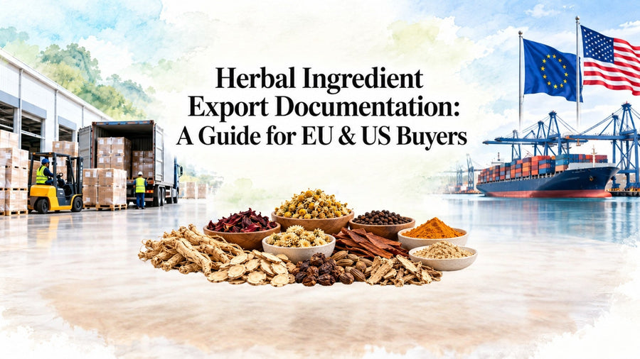 Export Documentation for Herbal Ingredients: What EU and US Buyers Should Request Before Shipment