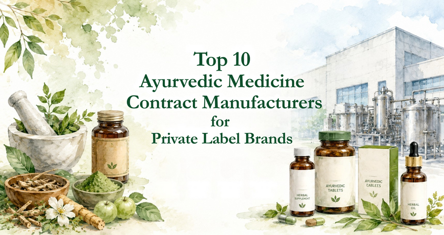 Top 10 Ayurvedic Medicine Contract Manufacturers for Private Label Brands