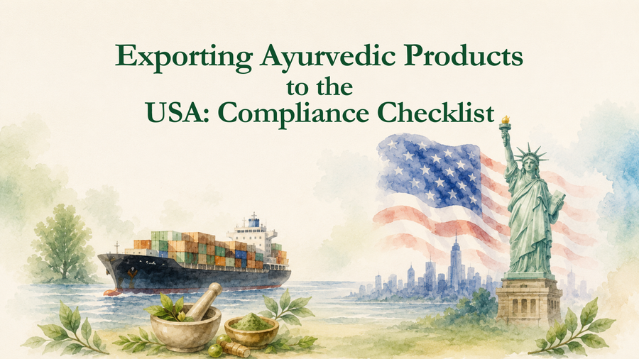 Exporting Ayurvedic Products to the USA: Compliance Checklist