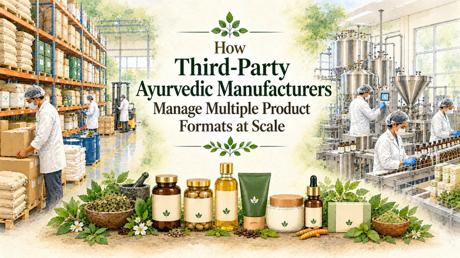 How Third-Party Ayurvedic Manufacturers Manage Multiple Product Formats at Scale