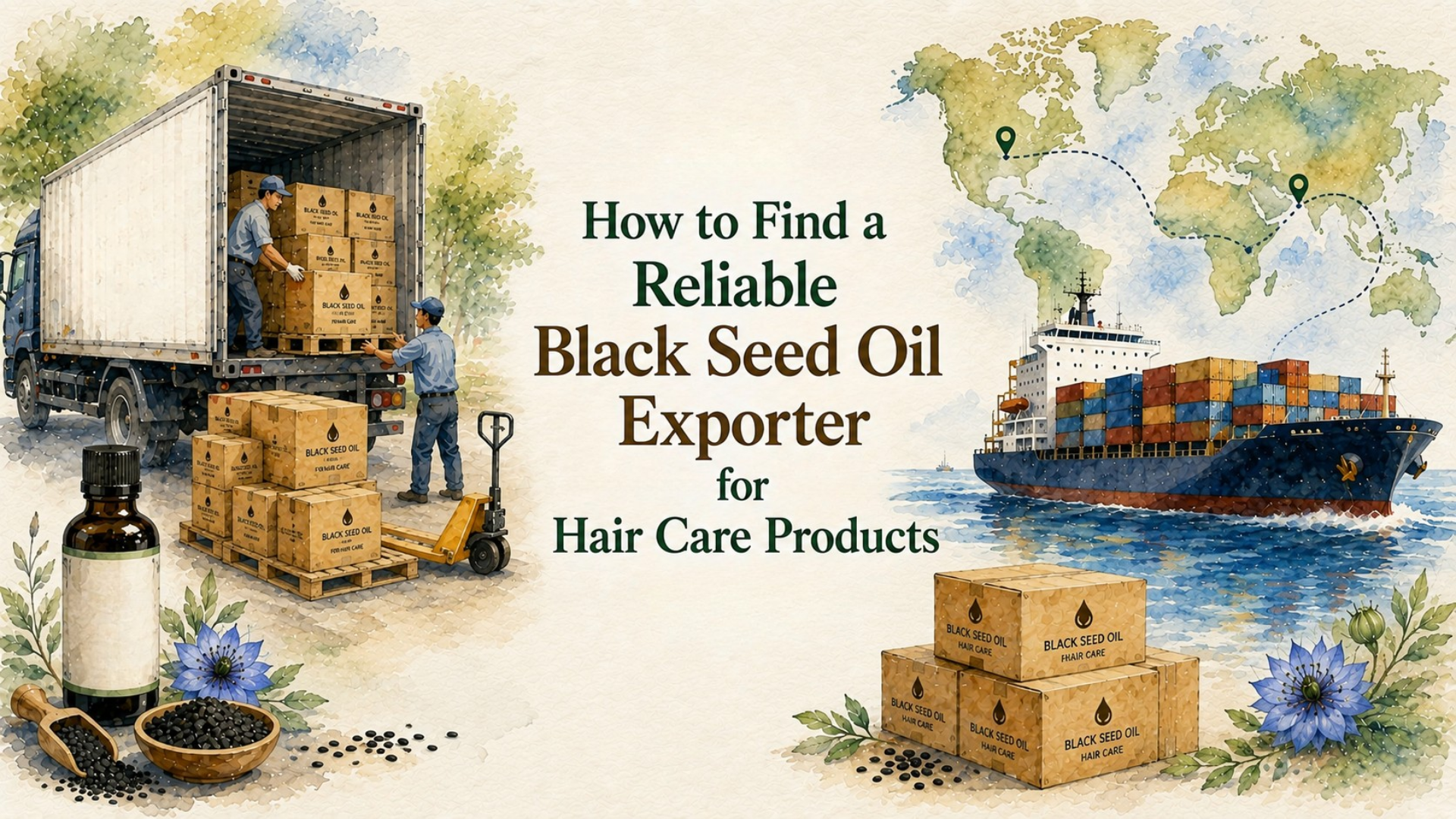 How to Find a Reliable Black Seed Oil Exporter for Hair Care Products