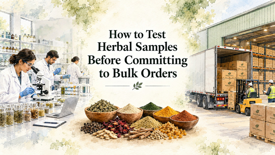 How to Test Herbal Samples Before Committing to Bulk Orders