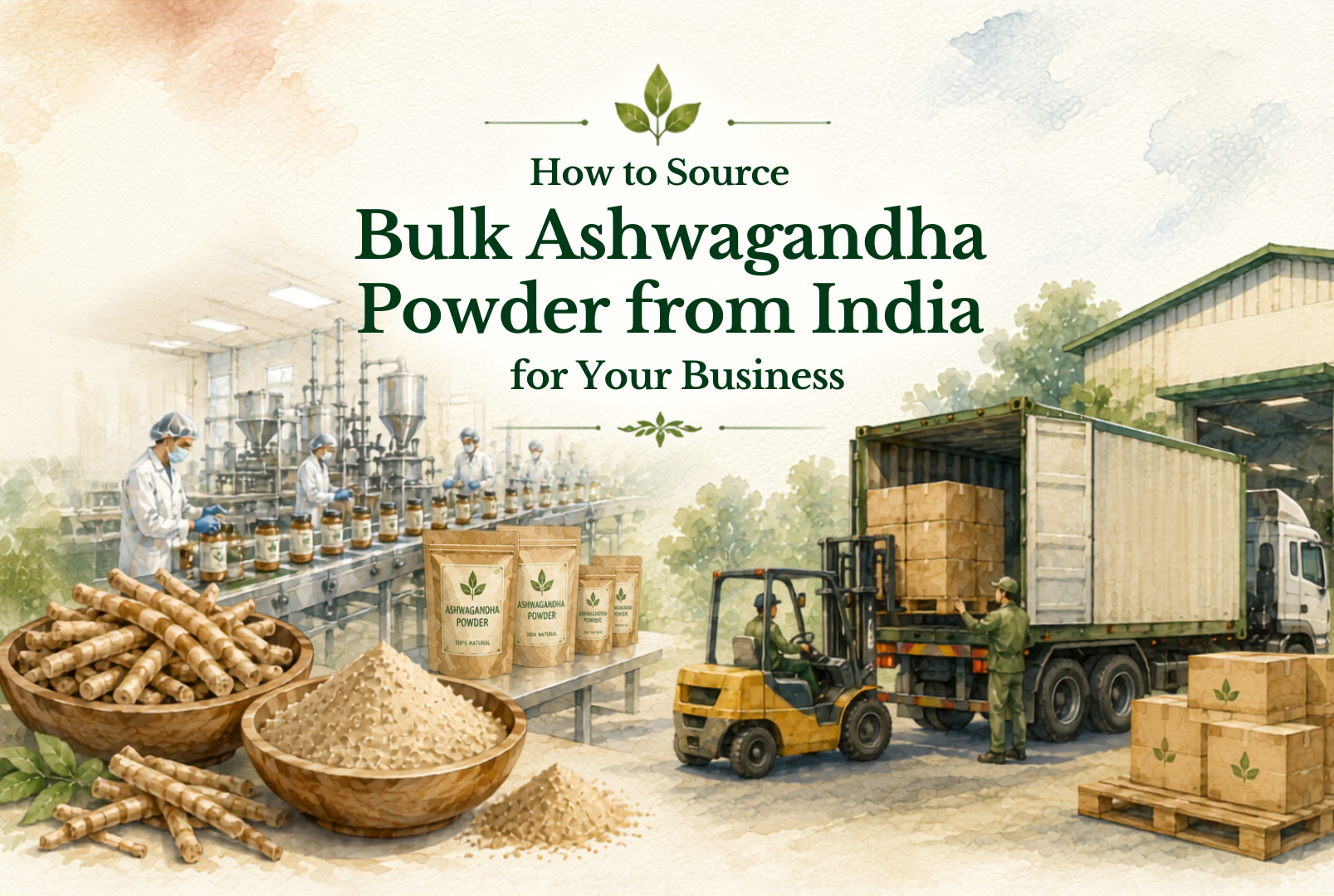 Comment se procurer de la poudre d'Ashwagandha en vrac en Inde pour votre entreprise