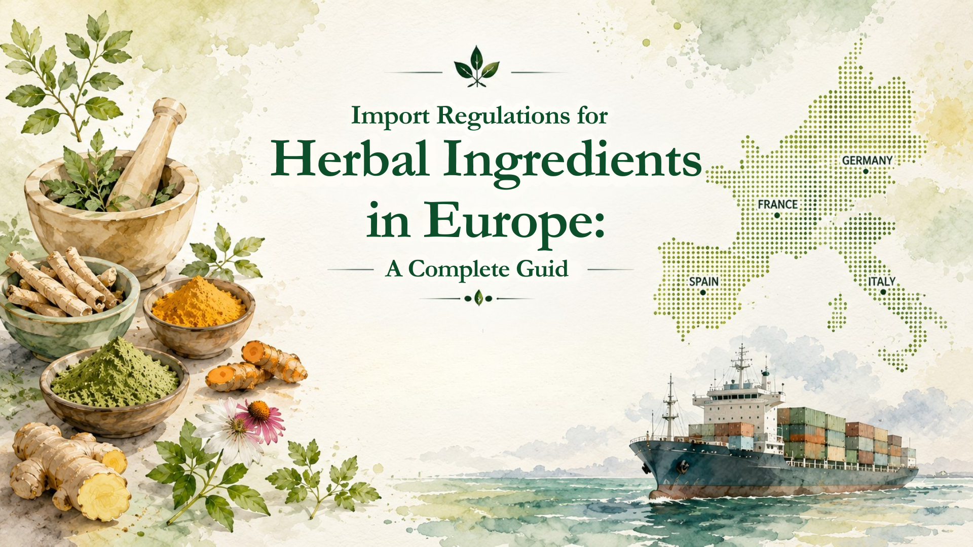 Import Regulations for Herbal Ingredients in Europe: A Complete Guide