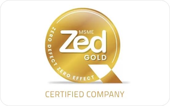 MSME ZED Gold Certified Company