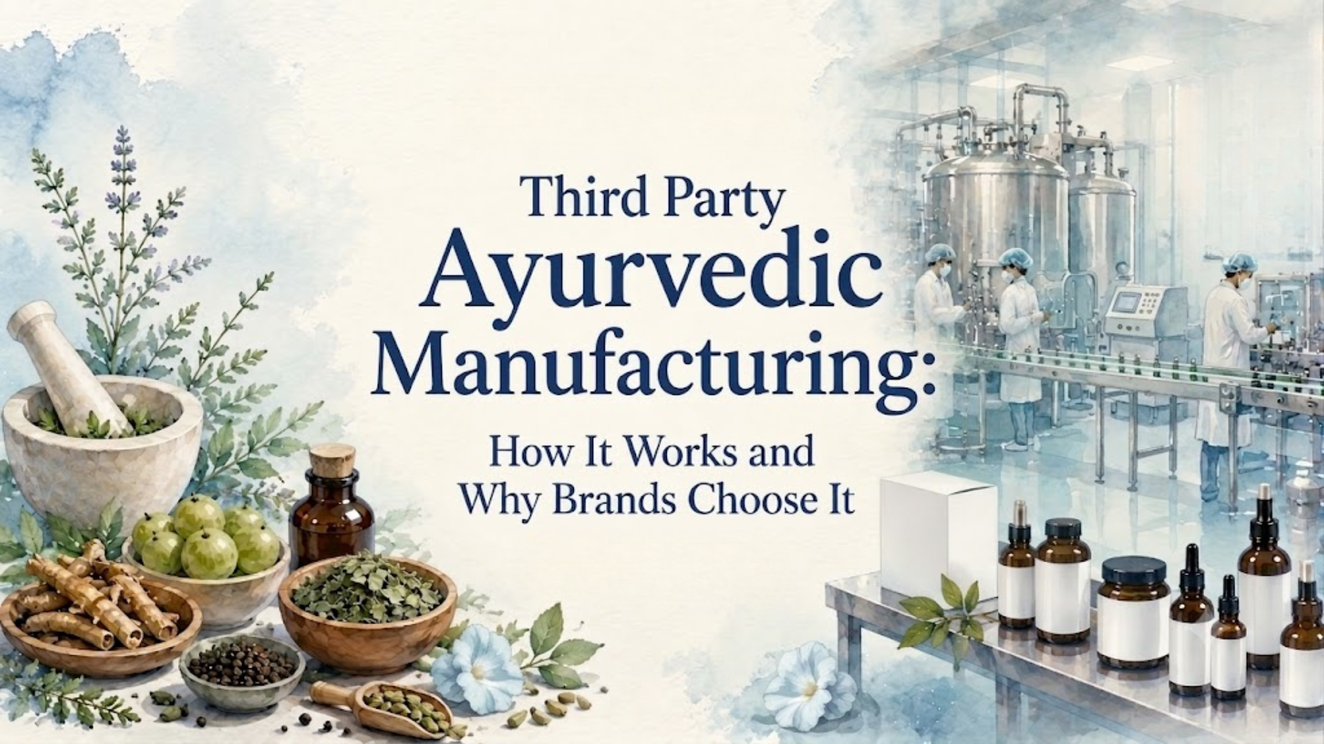 Third Party Ayurvedic Manufacturing: How It Works and Why Brands Choose It