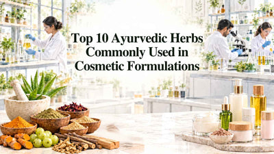 Natural botanical ingredients for herbal cosmetics