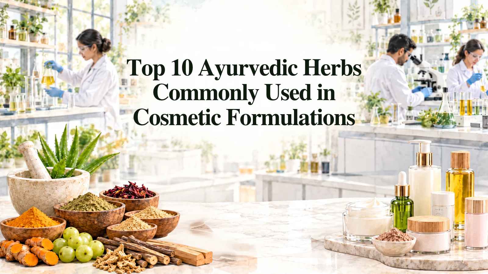 Top 10 Ayurvedic Herbs for Cosmetic Formulations | Cultivators Natural