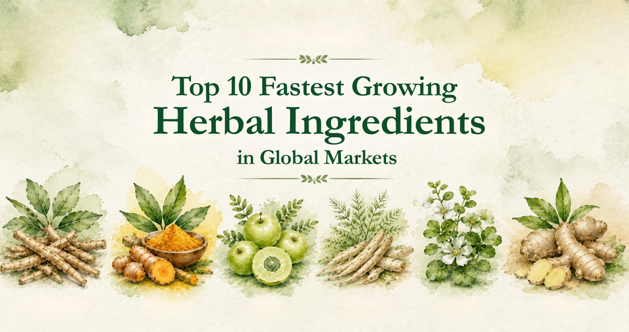 Top 10 Fastest Growing Herbal Ingredients in Global Markets
