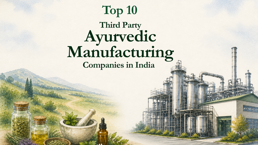 Top 10 Third Party Ayurvedic Manufacturing Companies in India: A Guide for Brand Owners