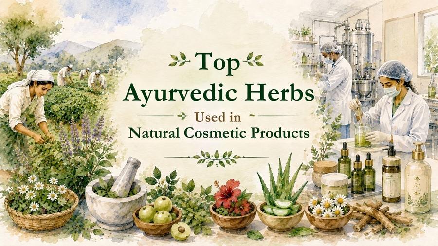 Top Ayurvedic Herbs Used in Natural Cosmetic Products