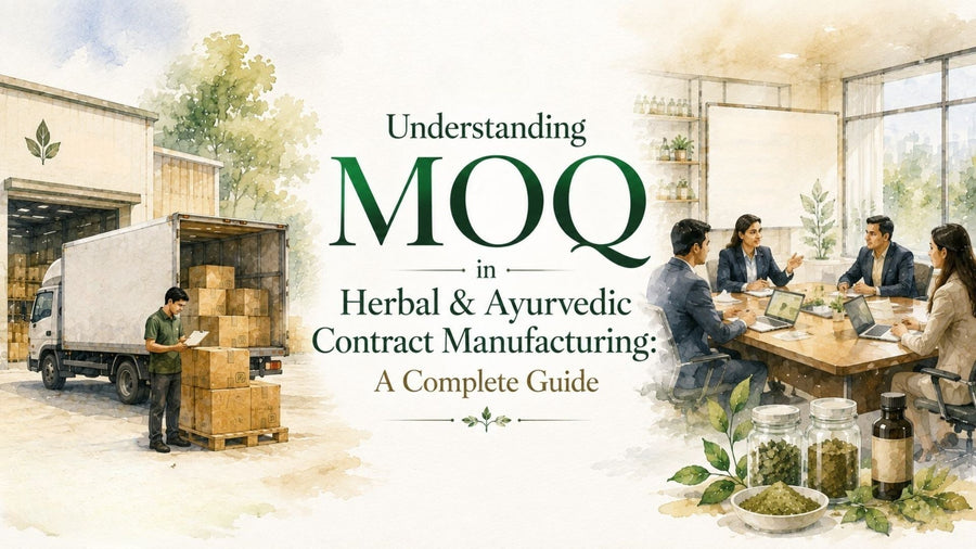 Understanding MOQ in Herbal & Ayurvedic Contract Manufacturing: A Complete Guide