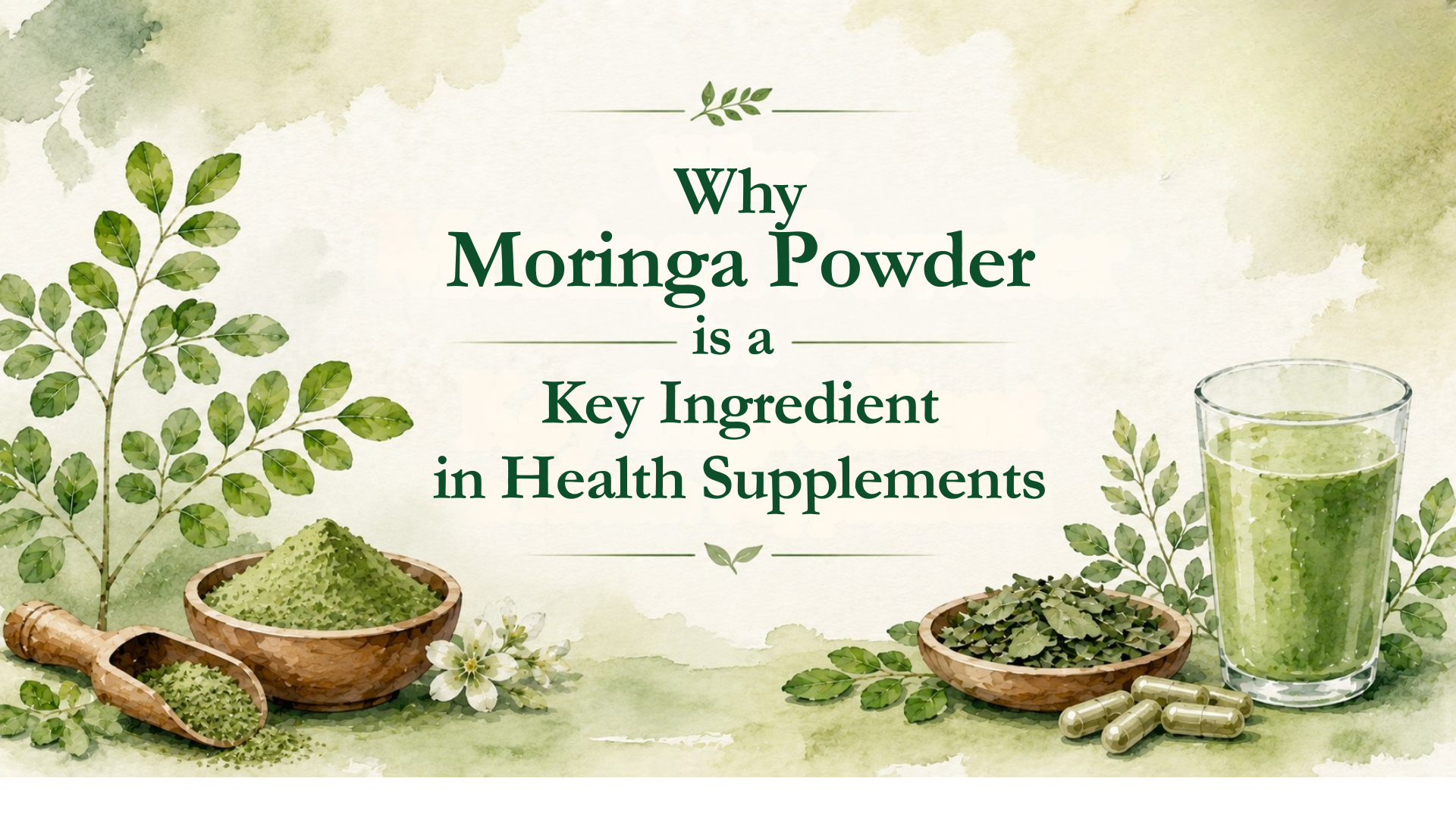 Pourquoi la poudre de moringa est un ingrédient clé dans les compléments alimentaires