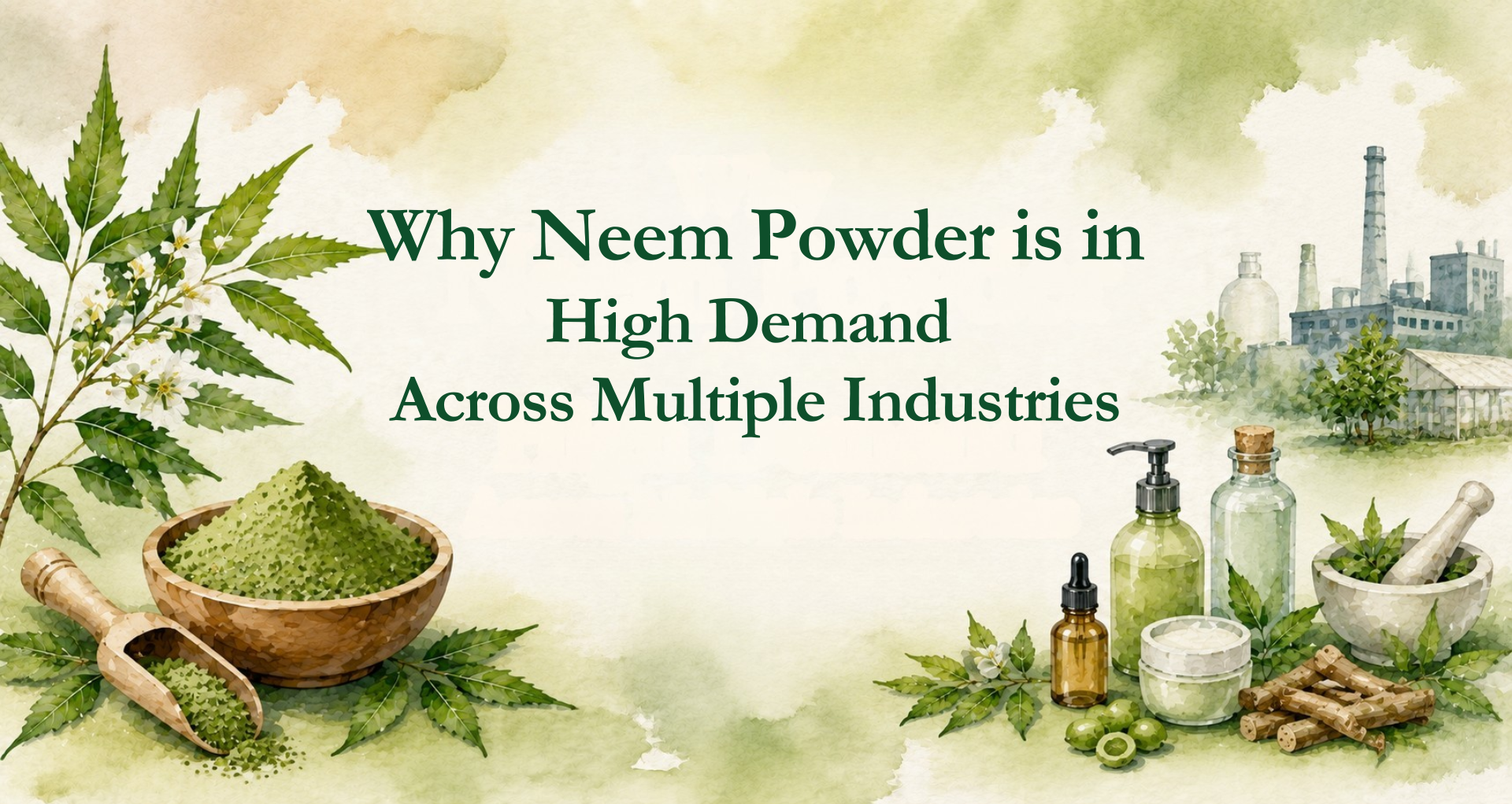 Why Neem Powder is in High Demand Across Multiple Industries