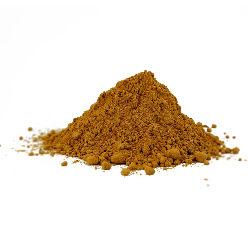 Samen von Bixa orellana (Annatto) als Pulver
