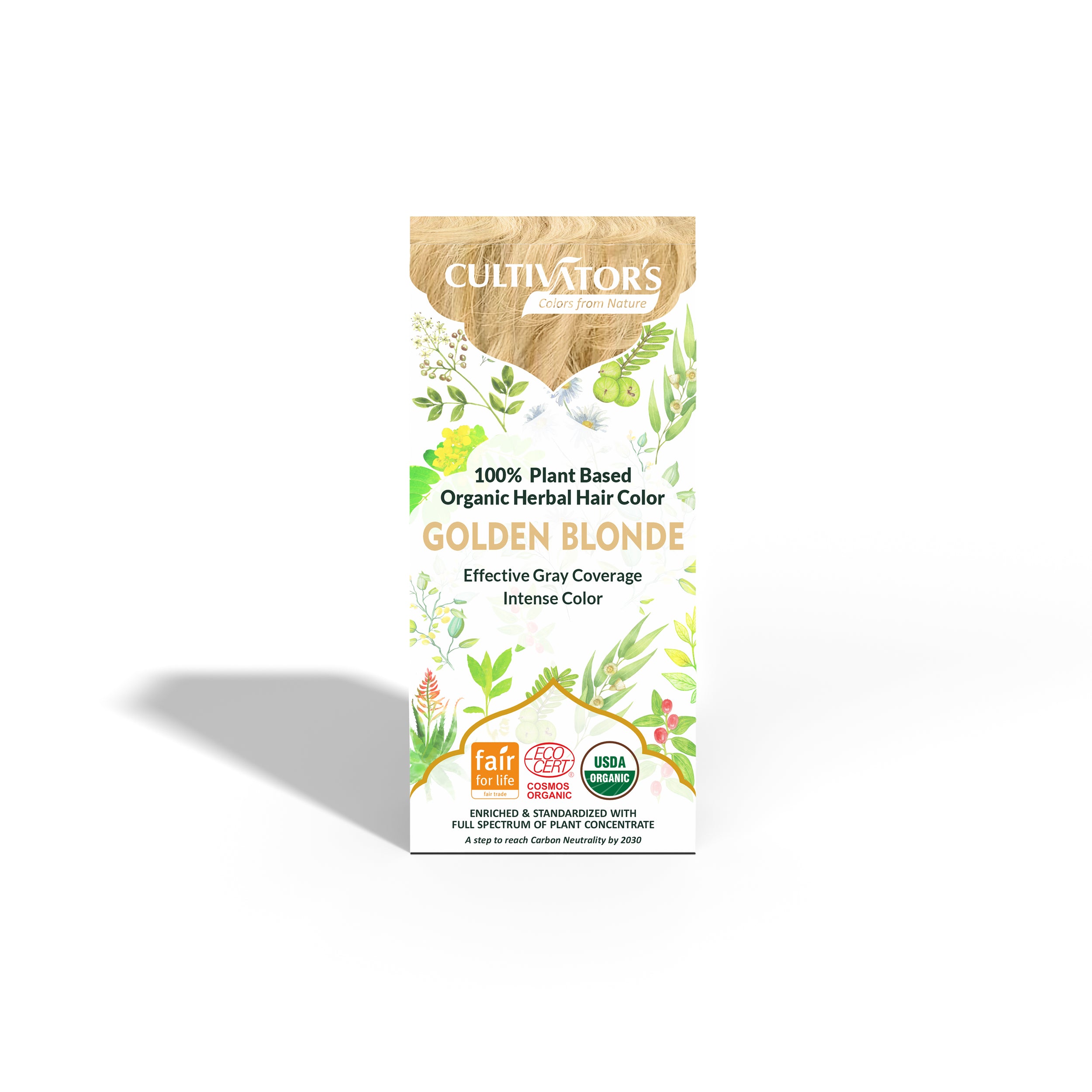 Organic Herbal Hair Color - GOLDEN BLONDE