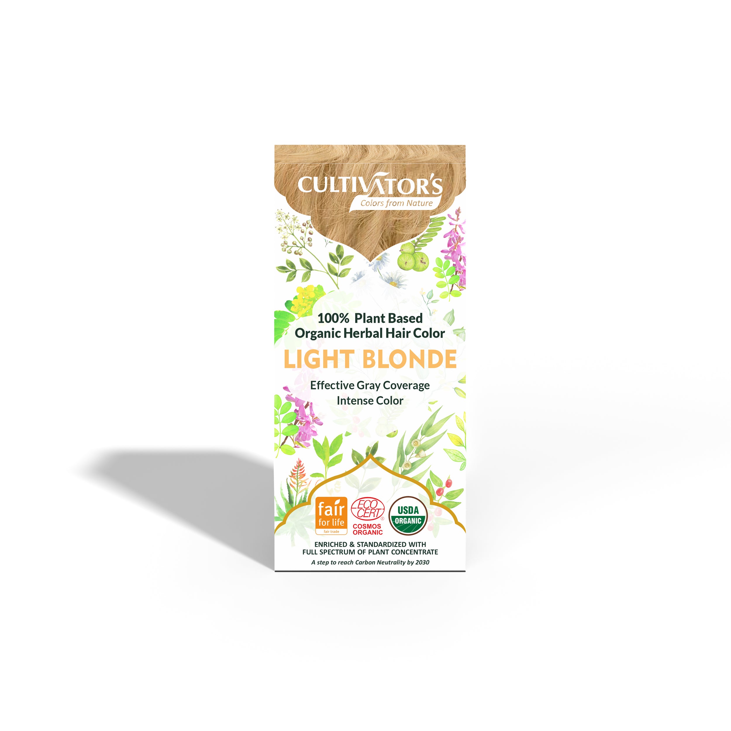 Organic Herbal Hair Color - LIGHT BLONDE