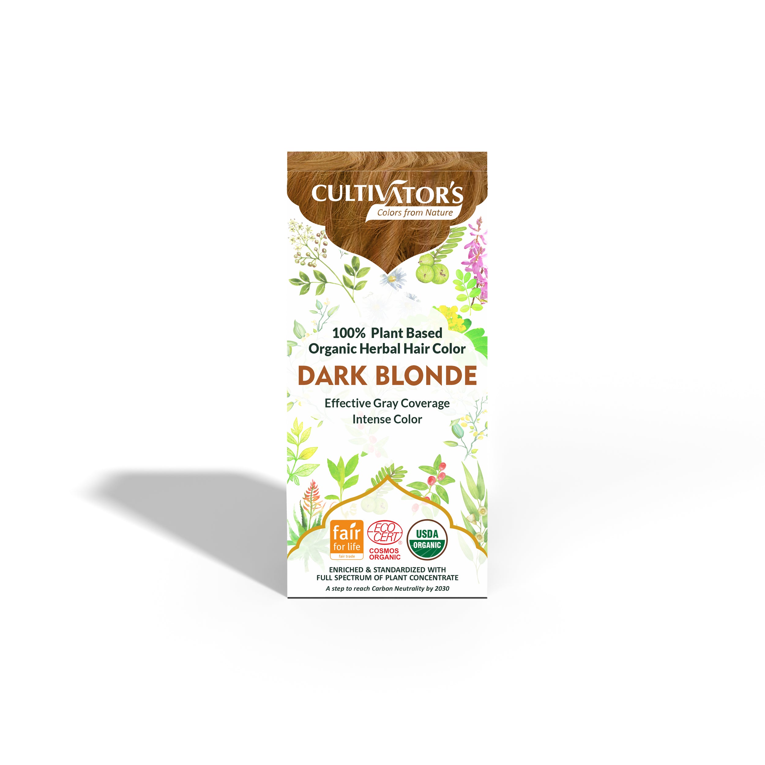Organic Herbal Hair Color - DARK BLONDE