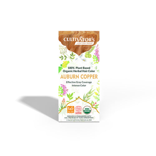 Organic Herbal Hair Color - AUBURN / COPPER