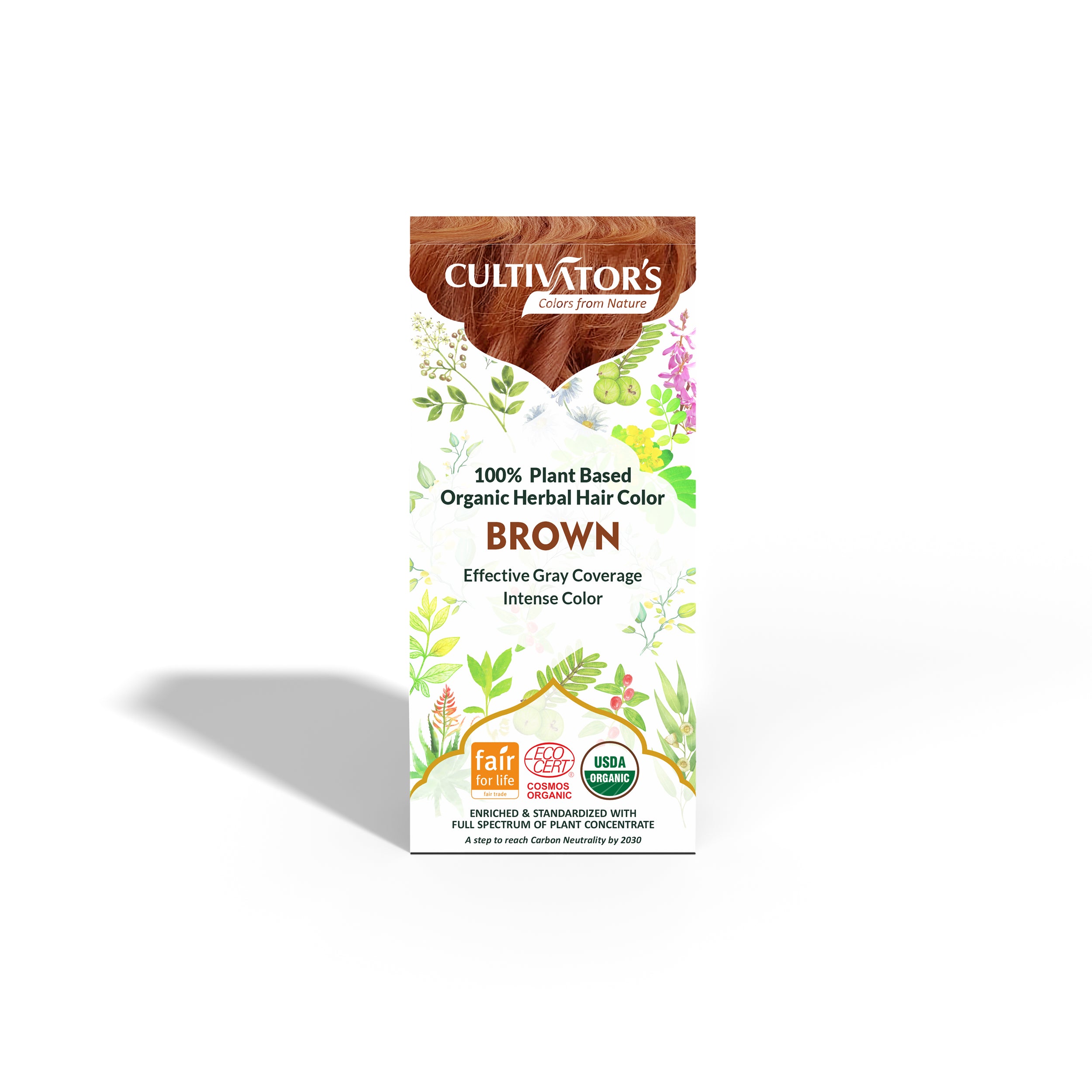 Organic Herbal Hair Color - BROWN