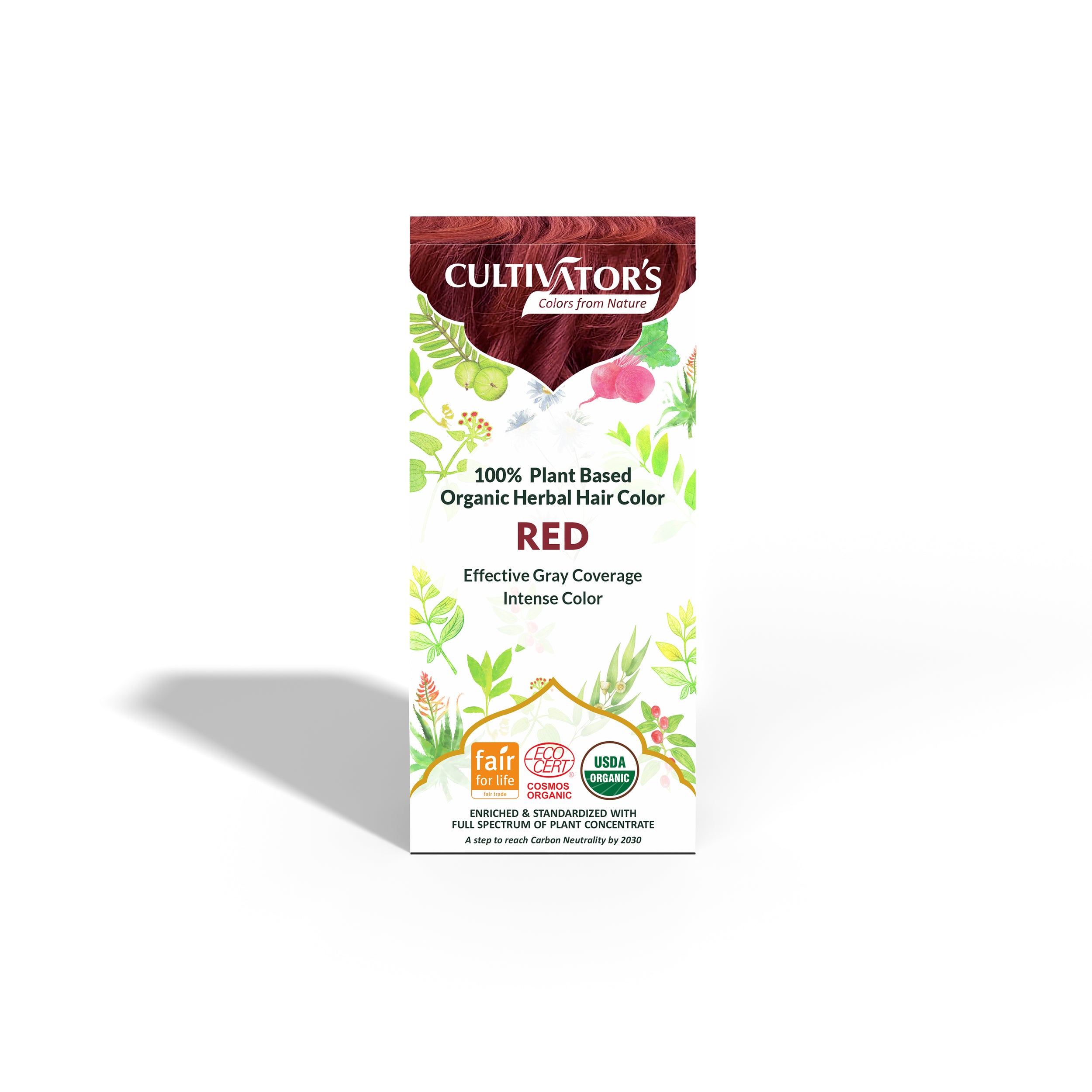 Organic Herbal Hair Color - RED