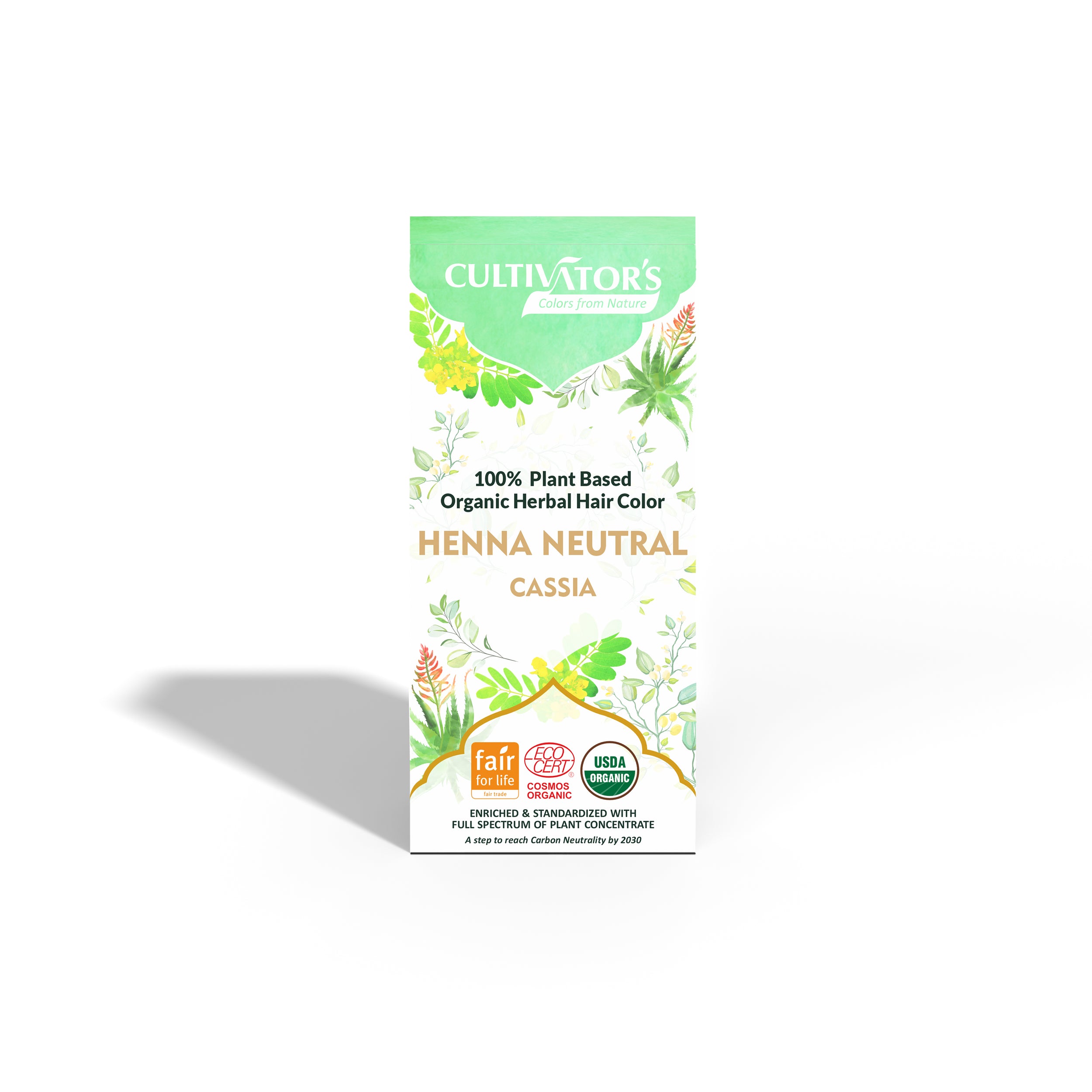 Organic Herbal Hair Color - HENNA NEUTRAL