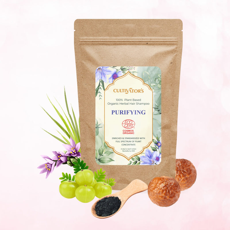 Organic Herbal Hair Shampoo-  Purifying
