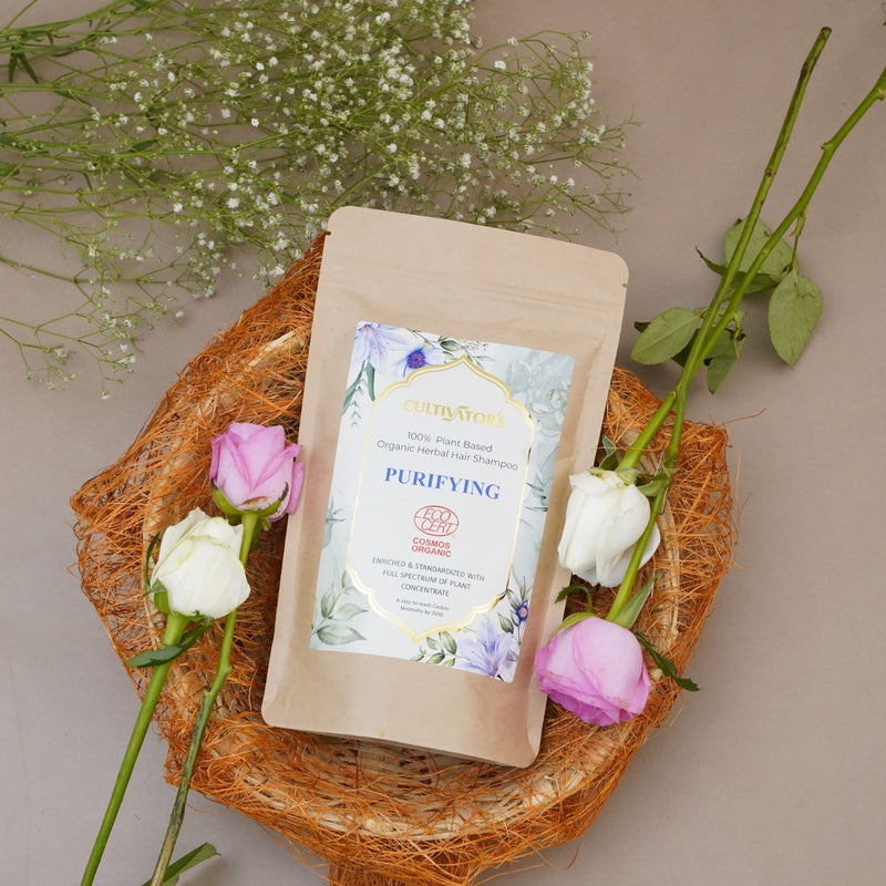Organic Herbal Hair Shampoo-  Purifying