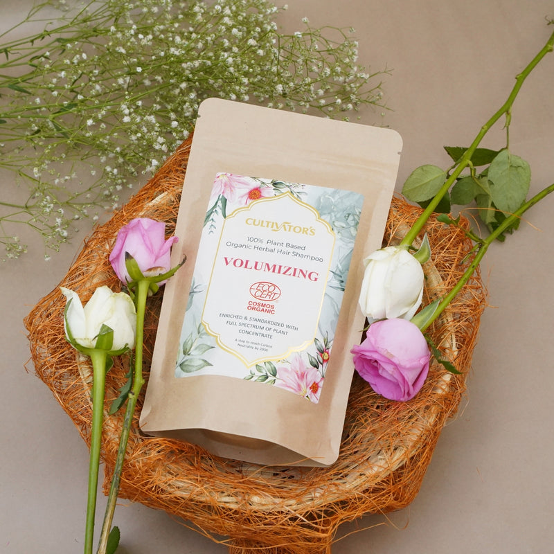 Organic Herbal Hair Shampoo-  Volumizing