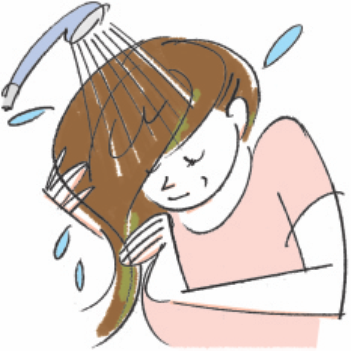 Rinse with water